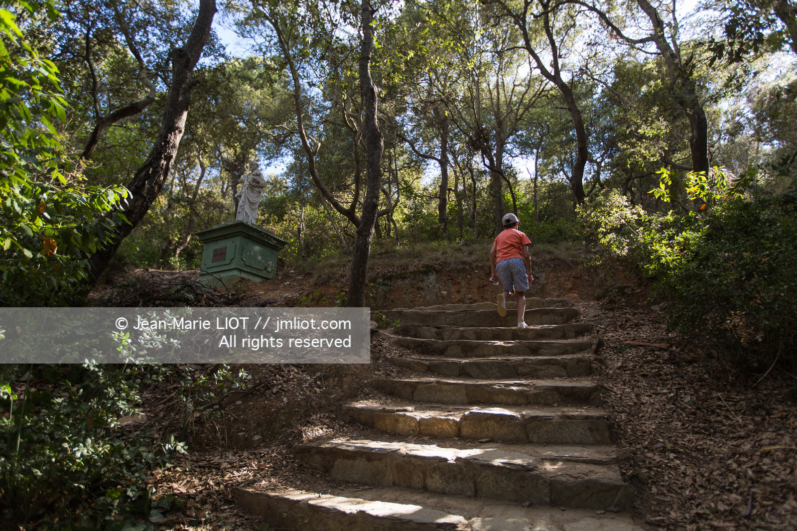 Port-Cros, au large d'Hyères dans le département du Var, petite île de 4 km de long est une réserve de la faune et la flore. Photo © Jean-Marie Liot.