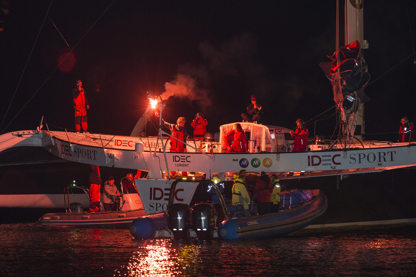 SAILING - IDEC SPORT JULES VERNE TROPHY RECORD ATTEMPT