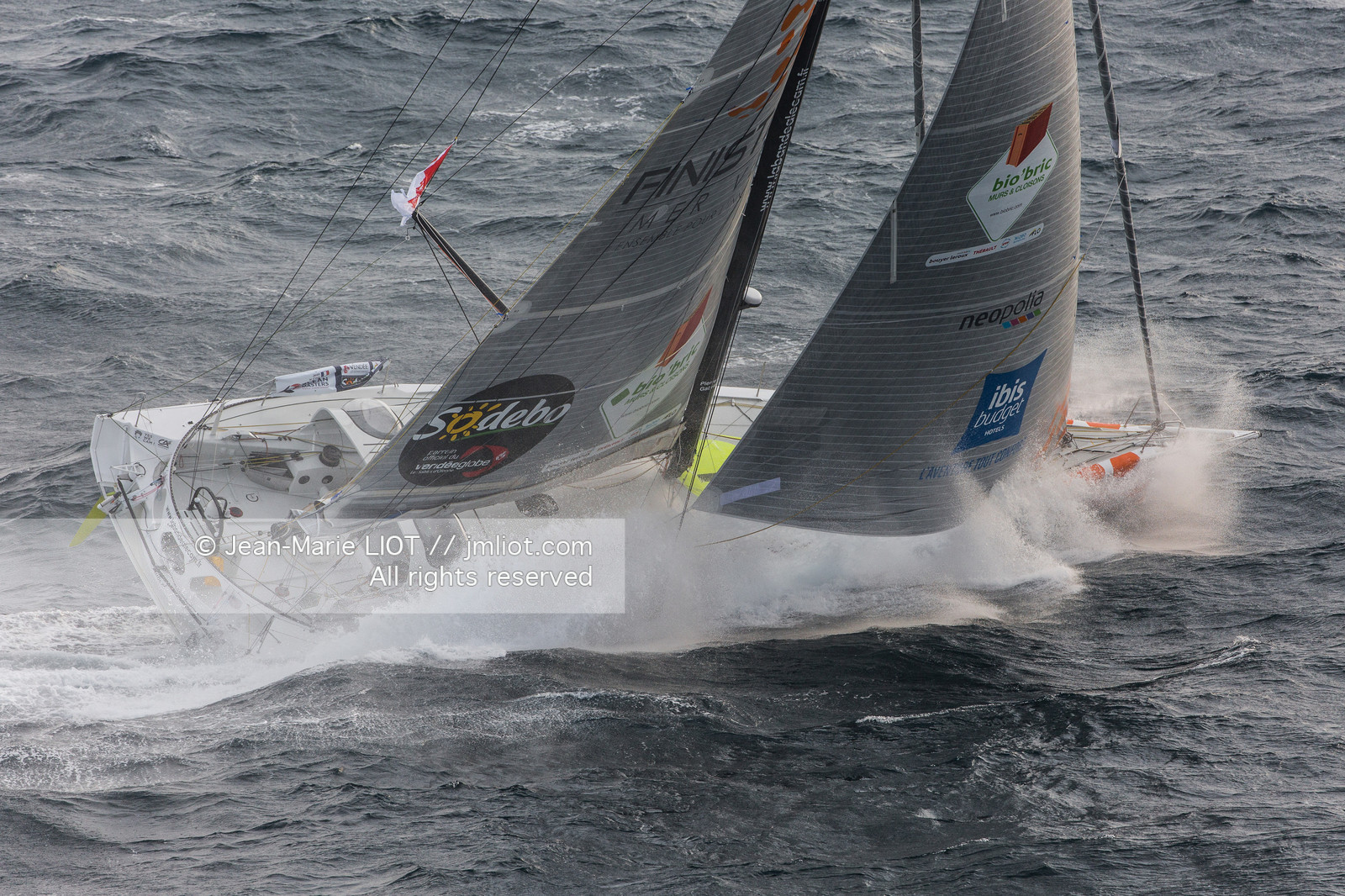 VENDEE GLOBE 2016-2017 - JEAN LE CAM - FINISTERE MER VENT