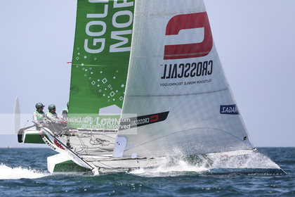 Tour Voile 2018, acte de Barneville-Carteret, le 12 juillet 2018..Photo : Jean-Marie LIOT   ASO