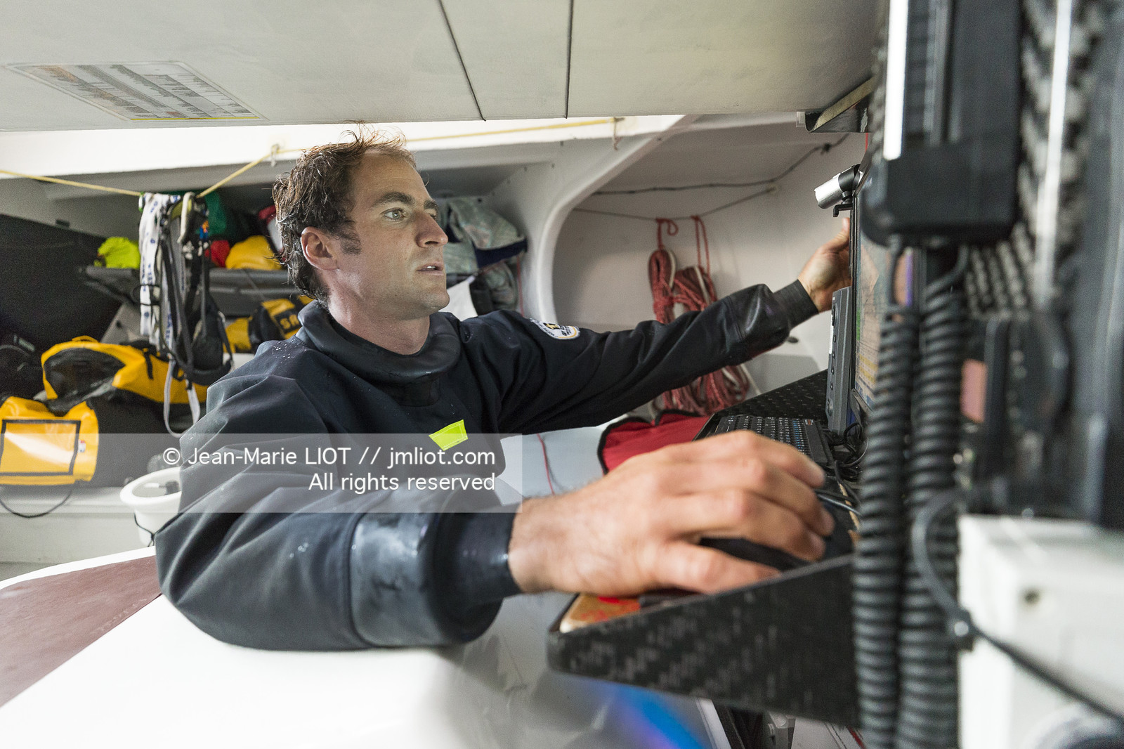 SAILING - TRANSAT JACQUES VABRE 2017 - FENETREA MIX BUFFET - ERWAN LE ROUX - VINCENT RIOU