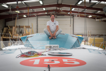 NICOLAS TROUSSEL 2018 - CLASS 40 CORUM - CHANTIER - PORTRAIT