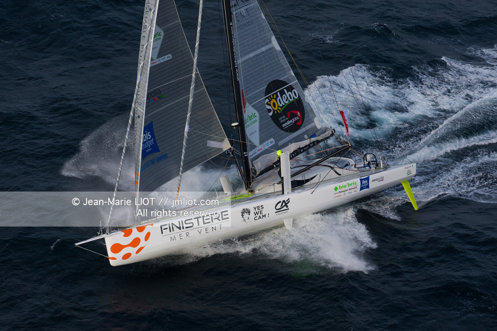 VENDEE GLOBE 2016-2017 - JEAN LE CAM - FINISTERE MER VENT