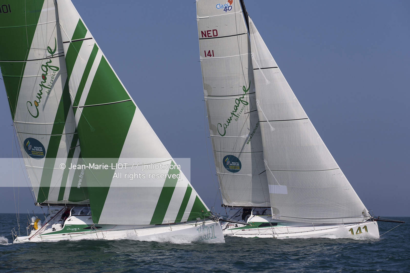 SAILING - ROUTE DU RHUM 2014 - CLASS 40 - CAMPAGNE DE FRANCE