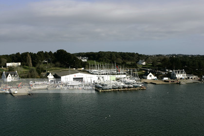 LA TRINITE-SUR-MER. VUE AERIENNE.PHOTO © JEAN-MARIE LIOT.