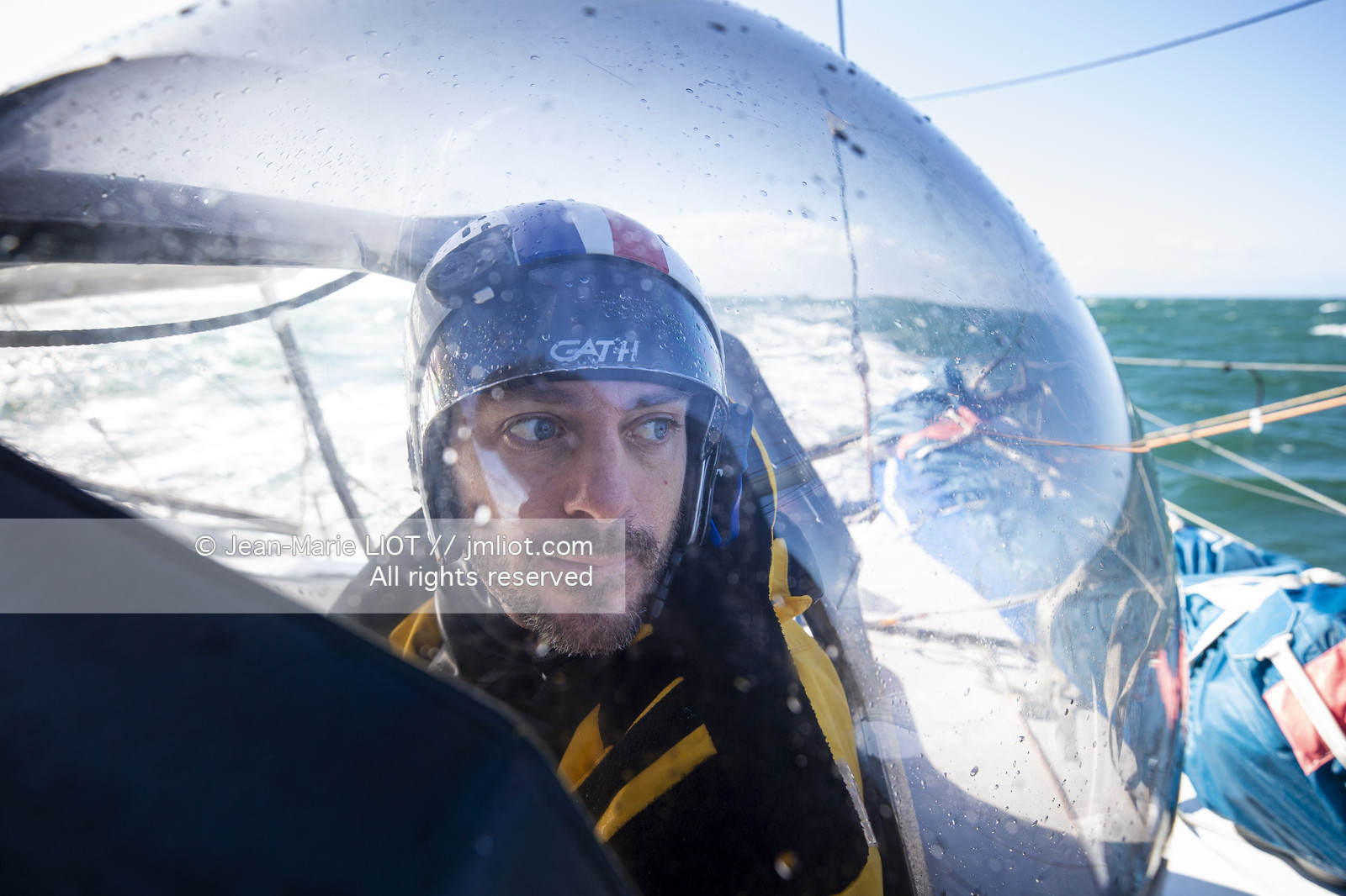 FABRICE AMEDEO ET ERIC PERON - TRANSAT JACQUES VABRE 2019 - A BORD