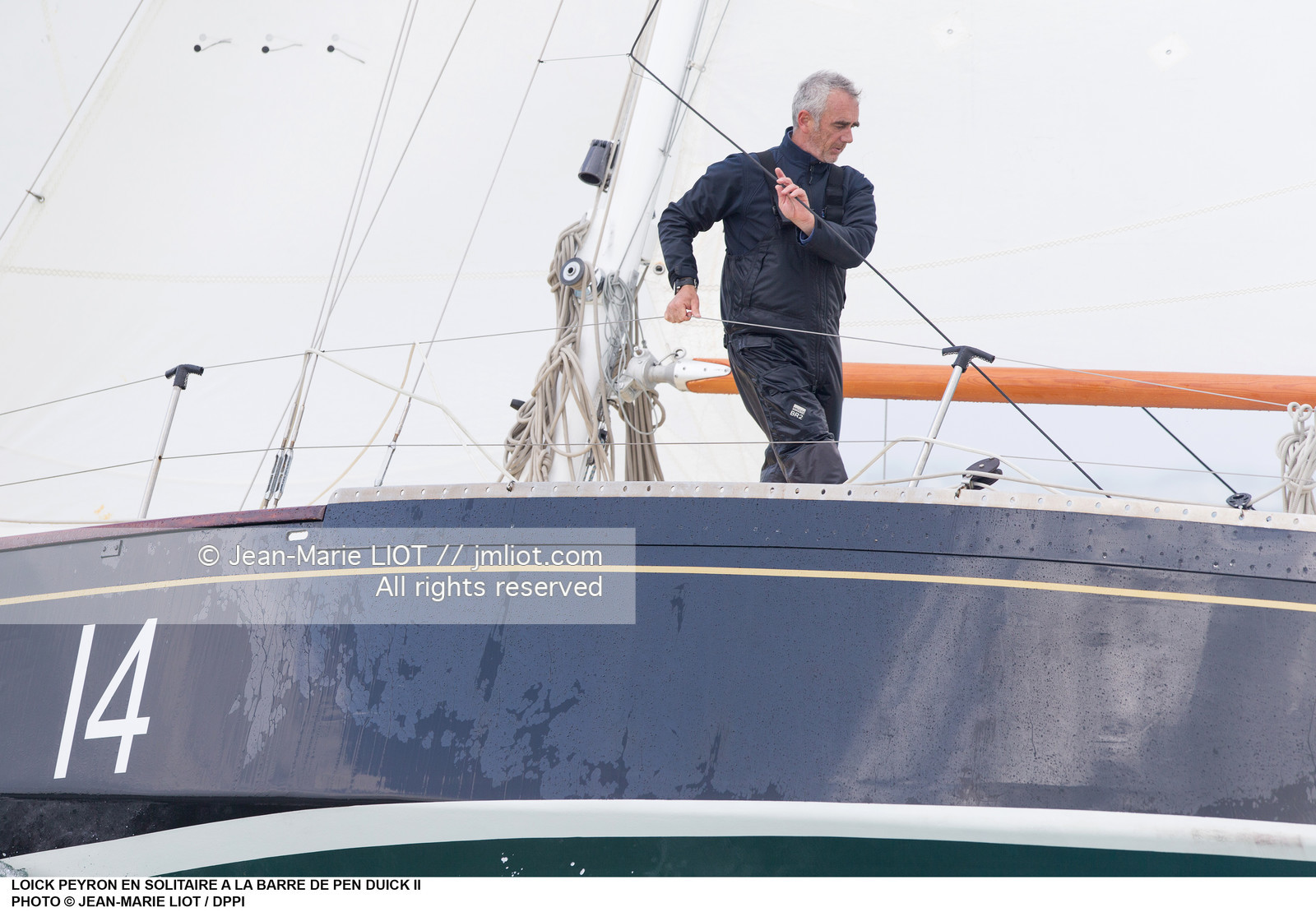 LOICK PEYRON A BORD DE PEN DUICK II