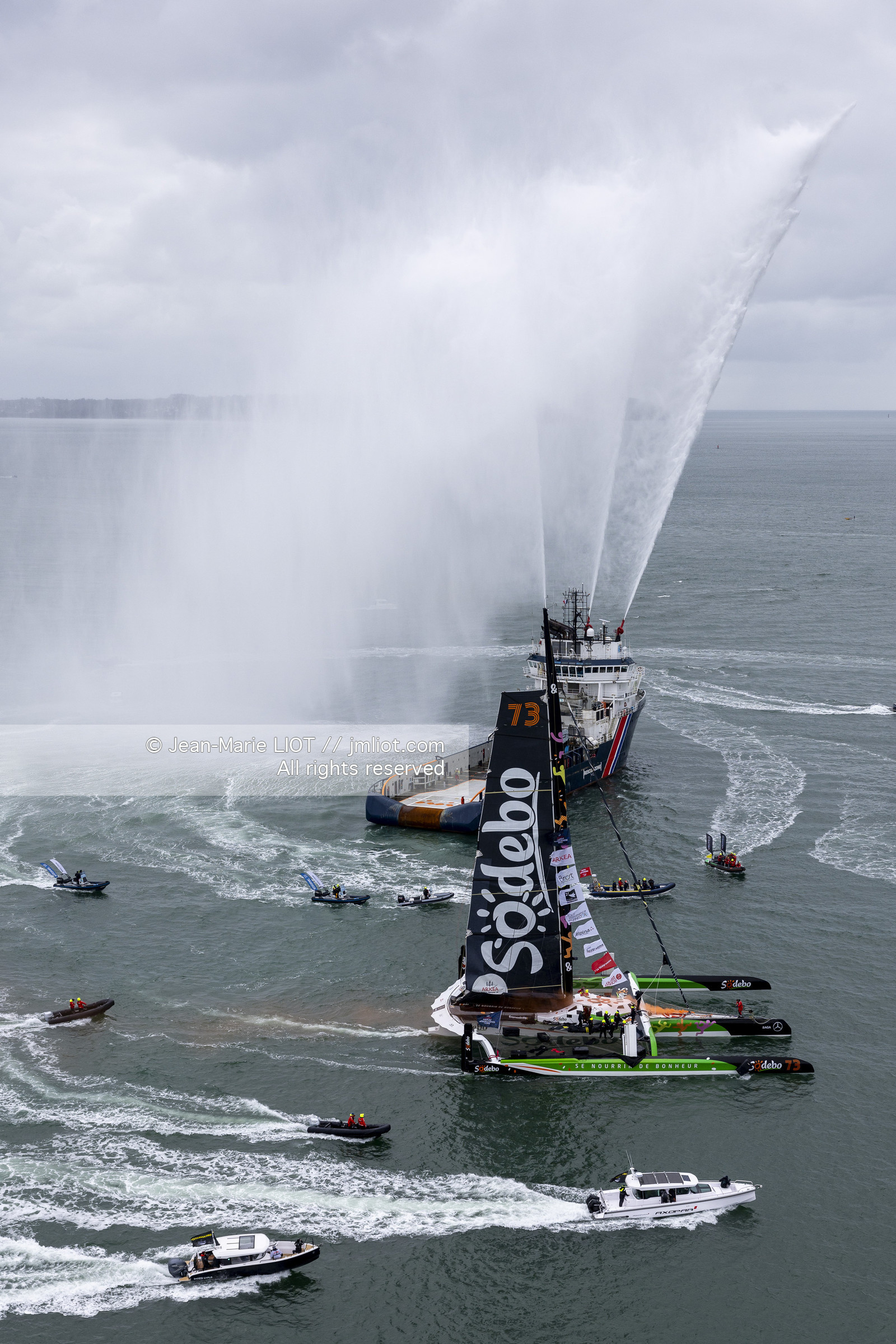 THOMAS COVILLE - ARKEA ULTIM CHALLENGE - ARRIVEE