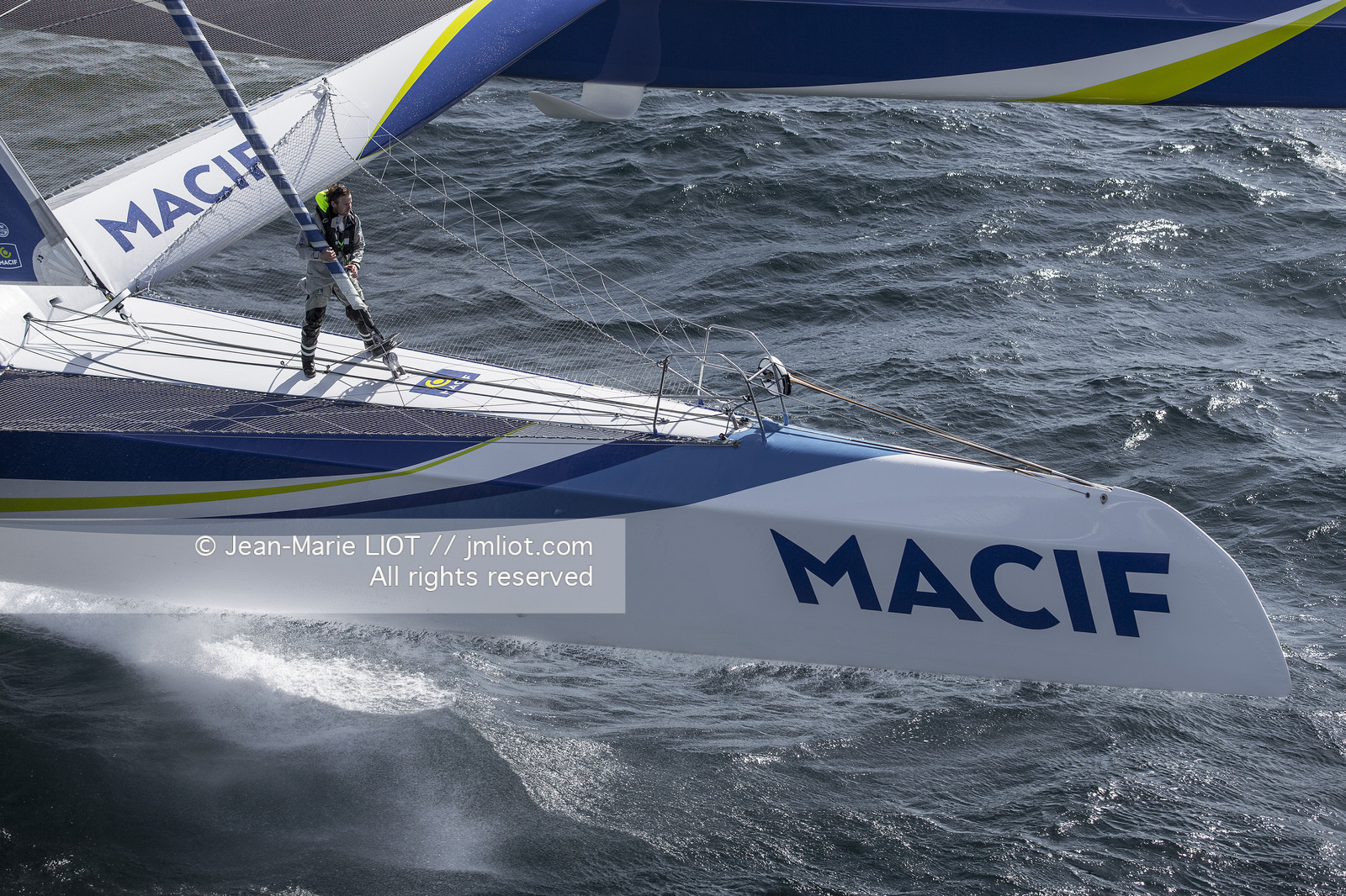 SAILING - ULTIME MACIF AERIAL MARCH 2016