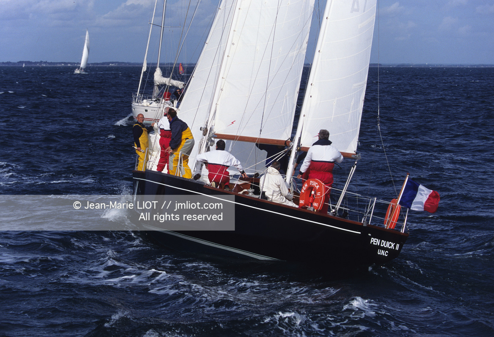 MISE A L'EAU PEN DUICK II - ERIC TABARLY
