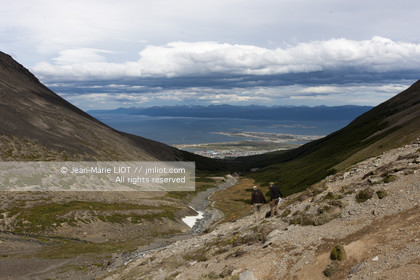 Ushuaia, Terre de Feu est la ville la plus australe du globe.Située à la pointe de l'Argentine cette province est la porte de l'antartique.photo © Jean-Marie Liot.