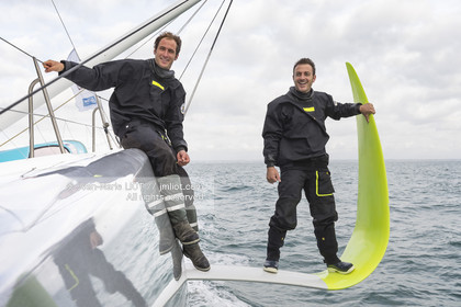 SAILING - TRANSAT JACQUES VABRE 2017 - FENETREA MIX BUFFET - ERWAN LE ROUX - VINCENT RIOU