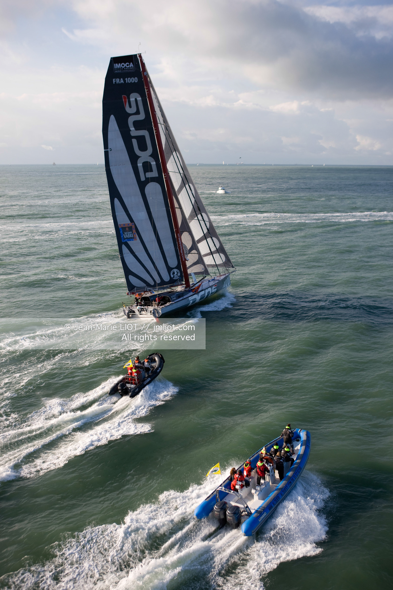 DEPART DE LA TRANSAT JACQUES VABRE.