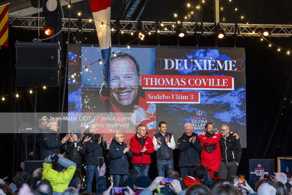 THOMAS COVILLE - ARKEA ULTIM CHALLENGE - ARRIVEE