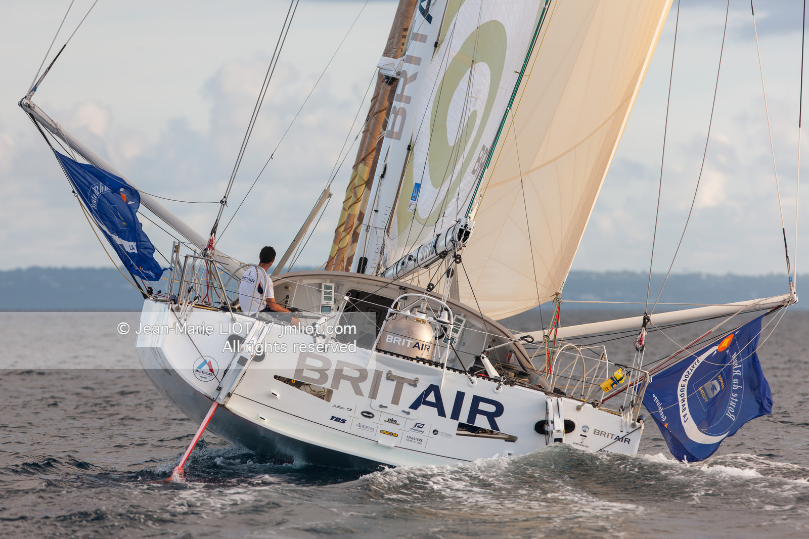 ROUTE DU RHUM 2010 - ARRIVEE DE ARMEL LE CLEAC'H