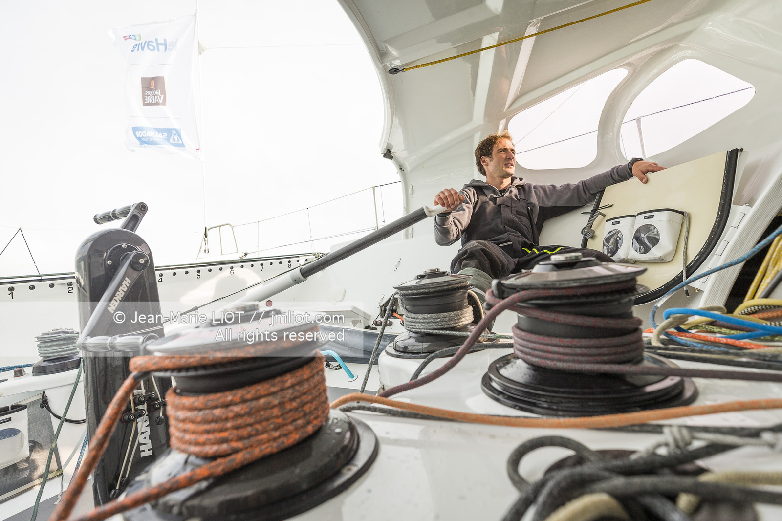 SAILING - TRANSAT JACQUES VABRE 2017 - FENETREA MIX BUFFET - ERWAN LE ROUX - VINCENT RIOU