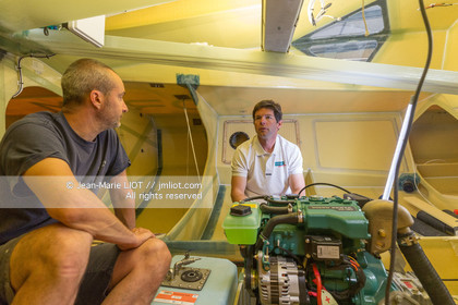 NICOLAS TROUSSEL 2018 - CLASS 40 CORUM - CHANTIER - PORTRAIT