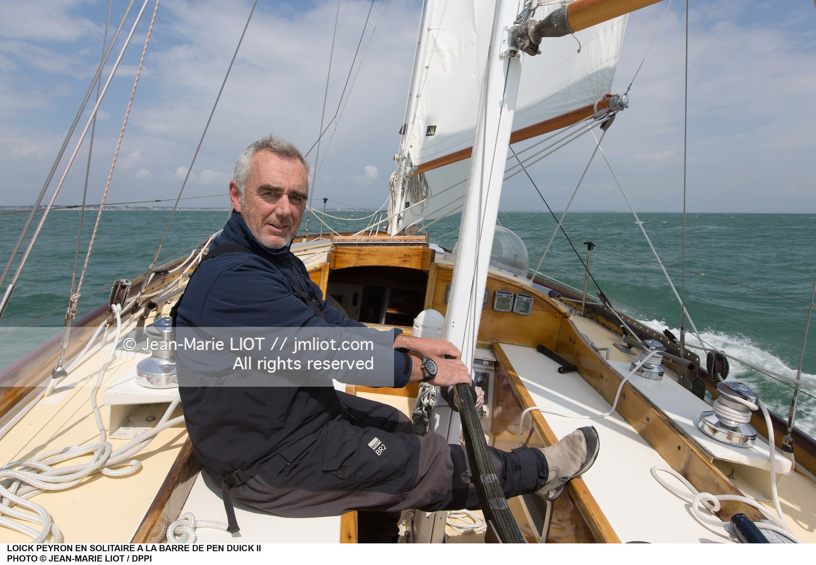 LOICK PEYRON A BORD DE PEN DUICK II