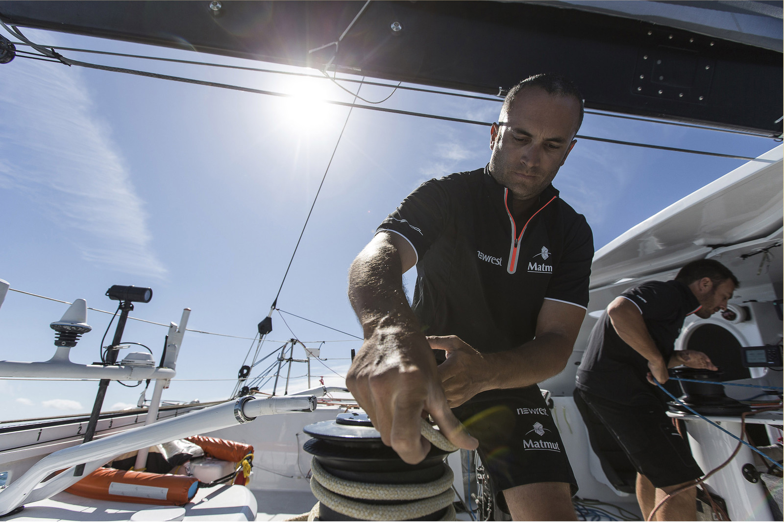 IMOCA NEWREST MATMUT - SKIPPER : FABRICE AMEDEO