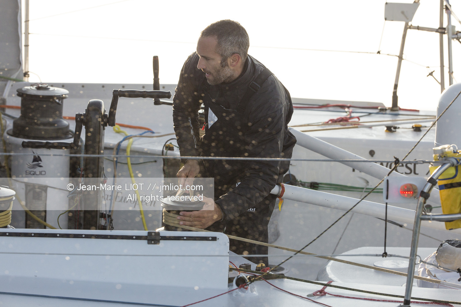 VENDEE GLOBE 2016-2017 - FABRICE AMEDEO - NEWREST-MATMUT - ARRIVEE