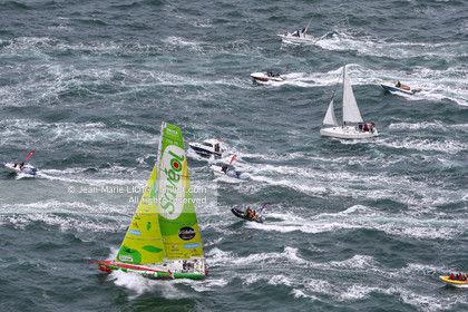 VENDEE GLOBE 2012-2013 - DEPART- JEAN-MARIE LIOT DPPI