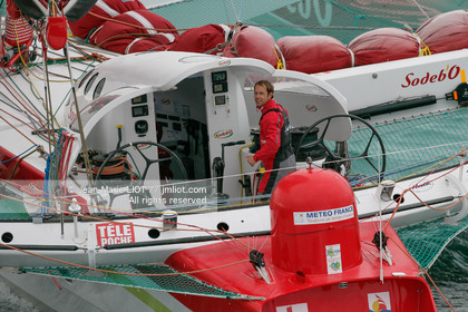 MAXI TRIMARAN SODEBO - THOMAS COVILLE - RECORD TOUR DU MONDE EN SOLITAIRE - 2008..