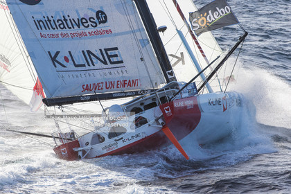 VENDEE GLOBE 2016-2017 - TANGUY DE LAMOTTE - INITIATIVES COEUR