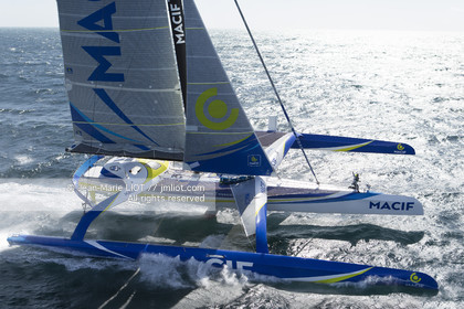 SAILING - ULTIME MACIF AERIAL MARCH 2016