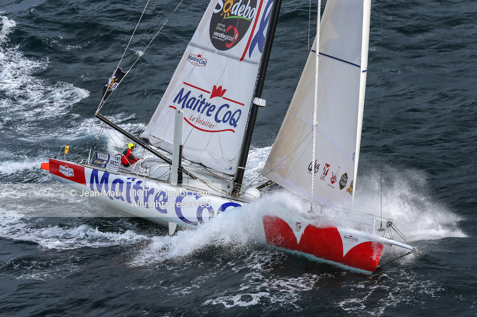 VENDEE GLOBE 2012-2013 - DEPART- JEAN-MARIE LIOT DPPI