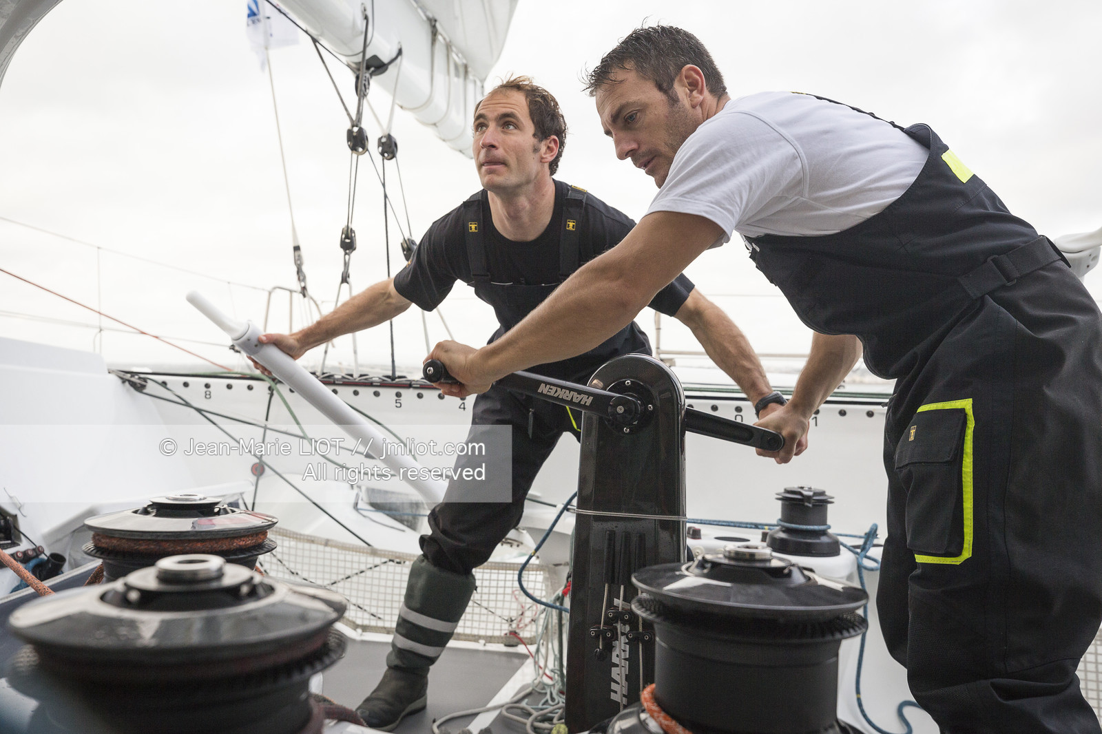 SAILING - TRANSAT JACQUES VABRE 2017 - FENETREA MIX BUFFET - ERWAN LE ROUX - VINCENT RIOU
