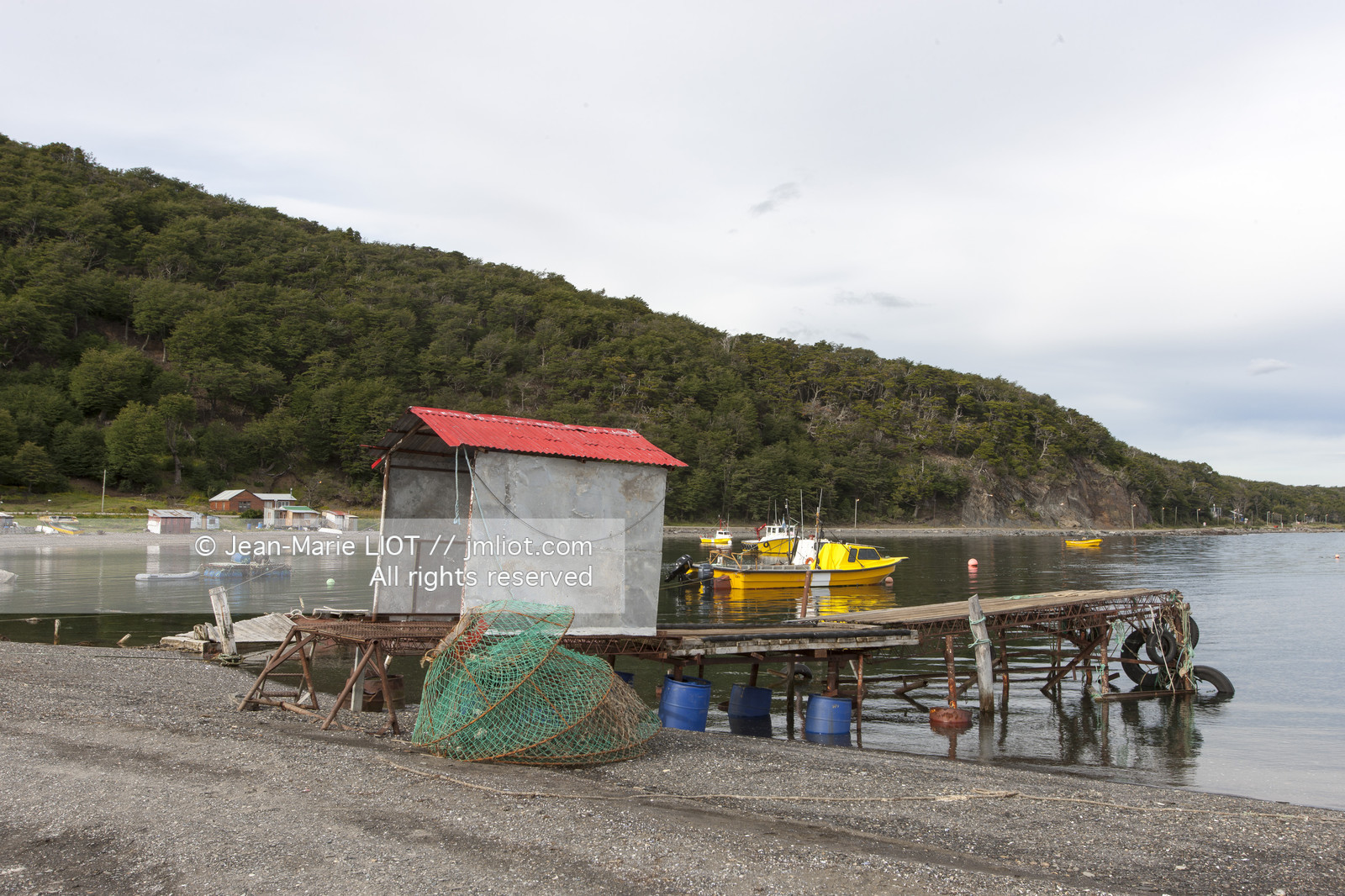Ushuaia, Terre de Feu est la ville la plus australe du globe.Située à la pointe de l'Argentine cette province est la porte de l'antartique.photo © Jean-Marie Liot.