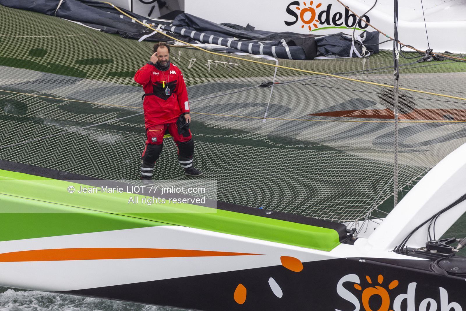 THOMAS COVILLE - ARKEA ULTIM CHALLENGE - ARRIVEE