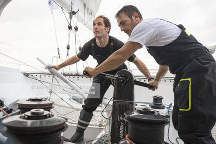 SAILING - TRANSAT JACQUES VABRE 2017 - FENETREA MIX BUFFET - ERWAN LE ROUX - VINCENT RIOU