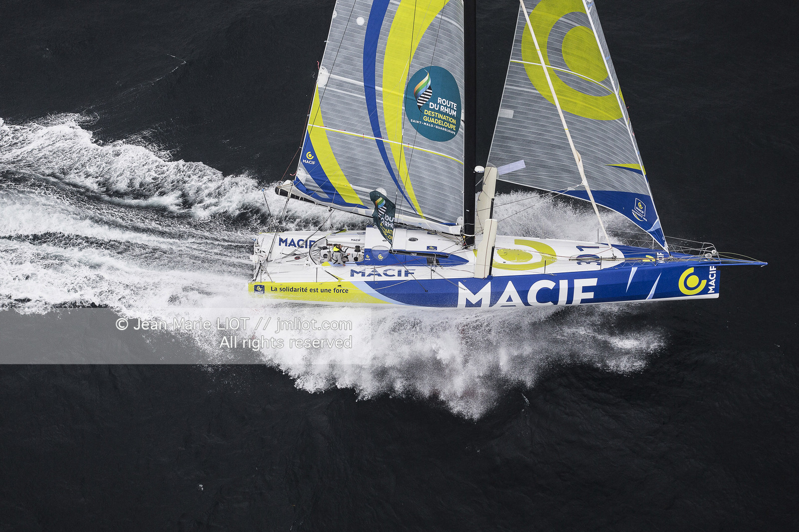 IMOCA - MACIF 2014 - BI RHUM AERIAL