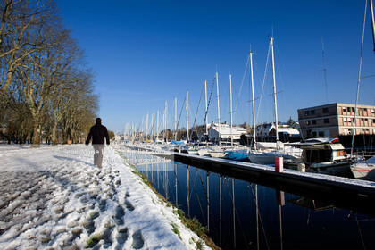VANNES SOUS LA NEIGE