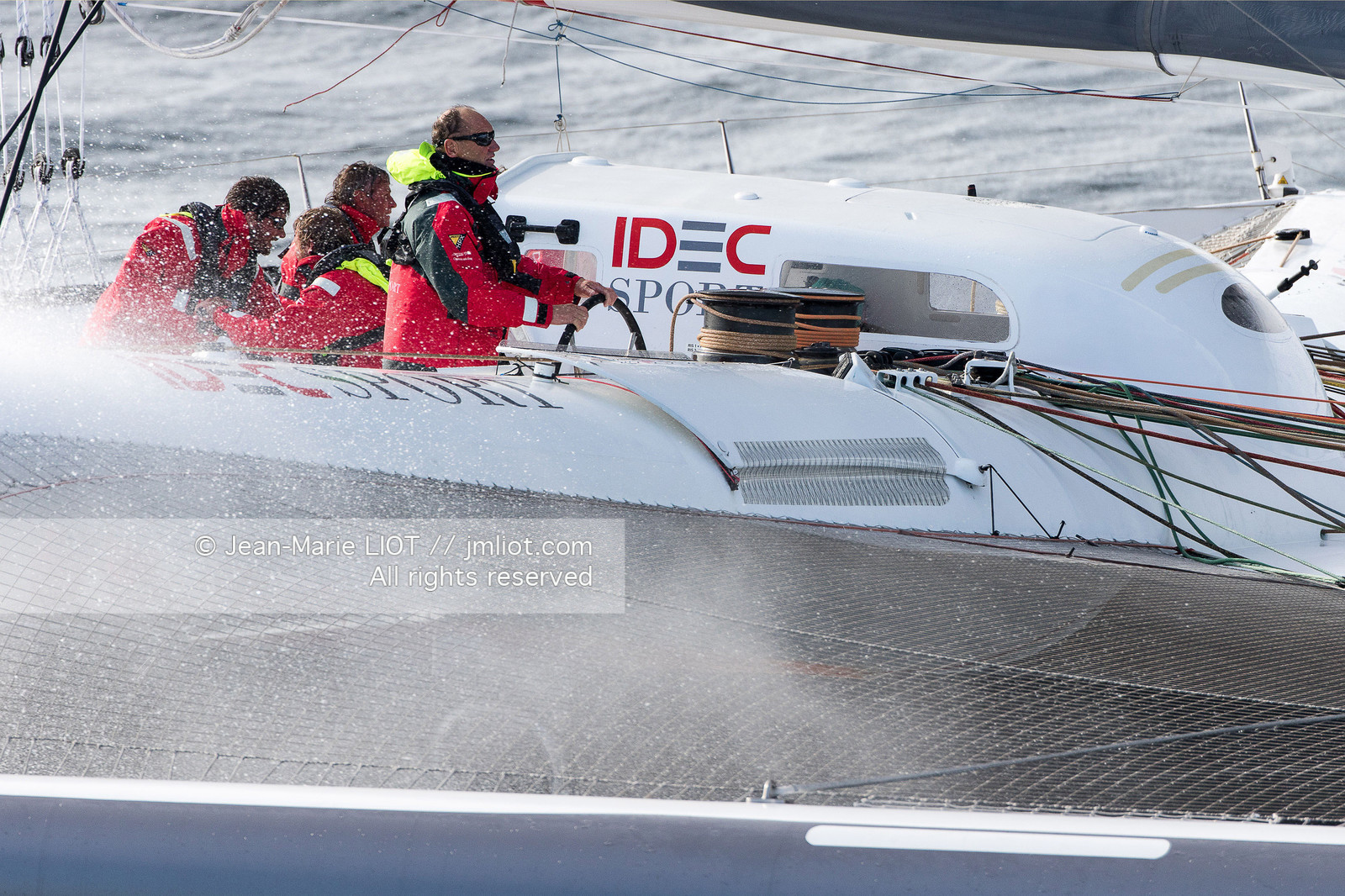 MAXI TRIMARAN IDEC SPORT 2015 - BANQUE D'IMAGES
