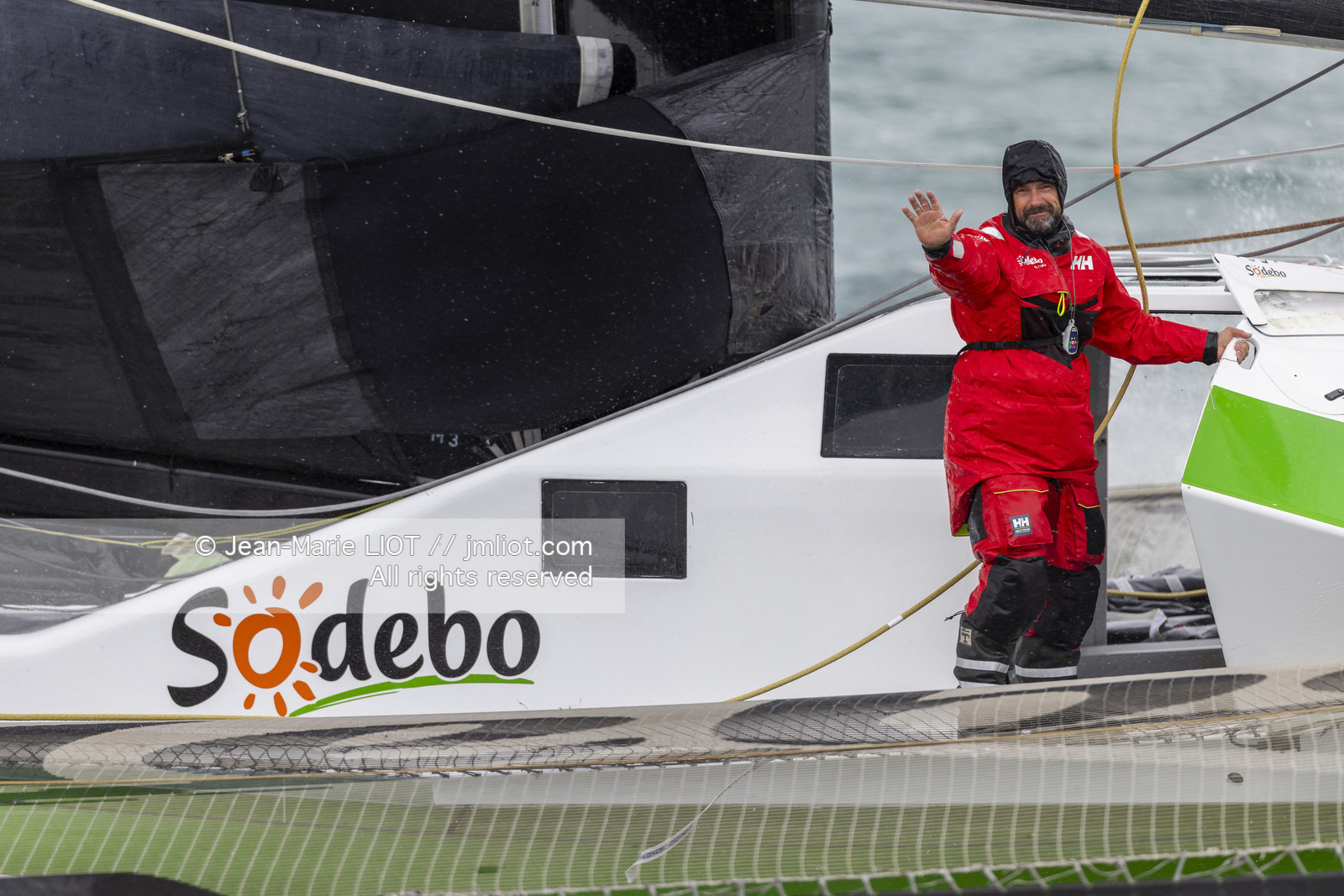 THOMAS COVILLE - ARKEA ULTIM CHALLENGE - ARRIVEE