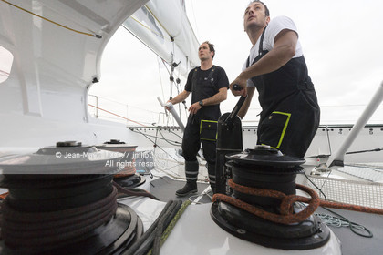 SAILING - TRANSAT JACQUES VABRE 2017 - FENETREA MIX BUFFET - ERWAN LE ROUX - VINCENT RIOU