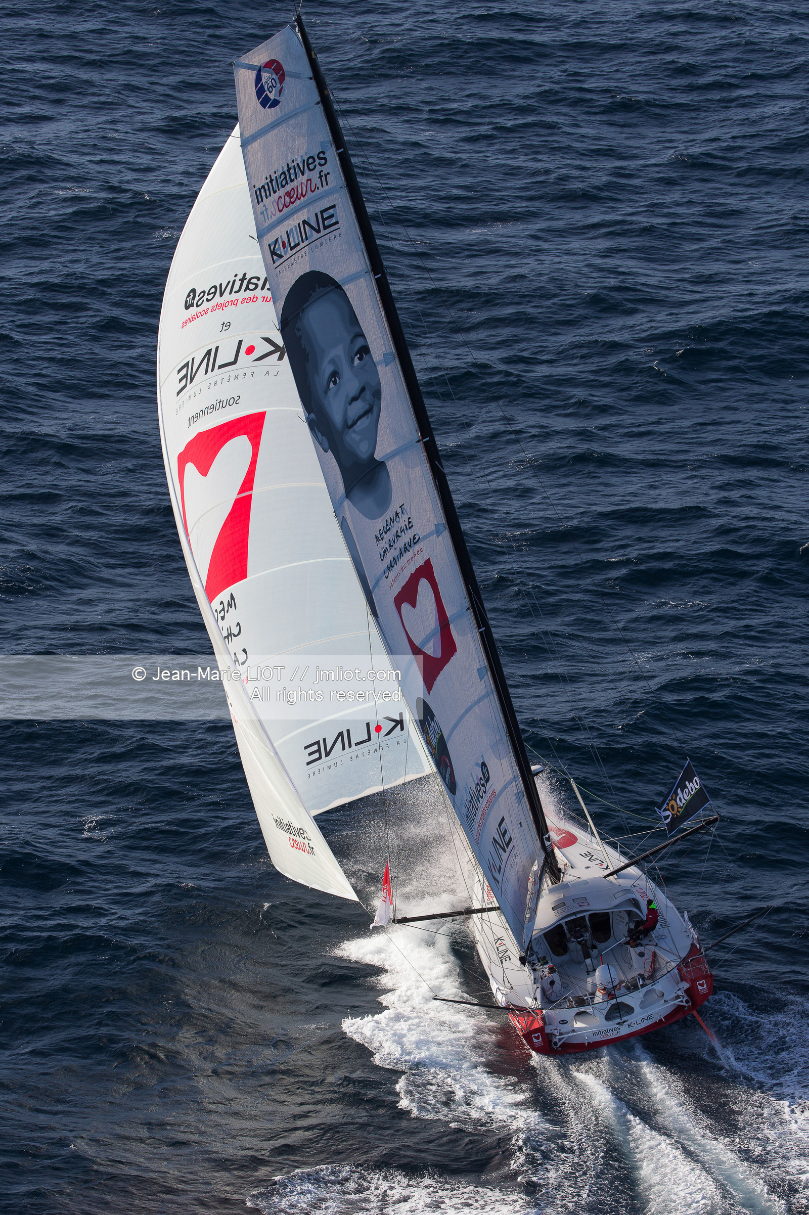 VENDEE GLOBE 2016-2017 - TANGUY DE LAMOTTE - INITIATIVES COEUR