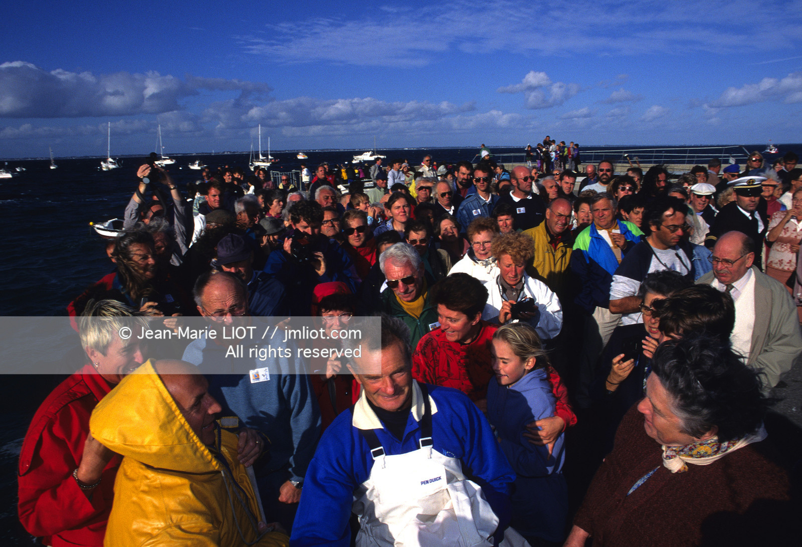 MISE A L'EAU PEN DUICK II - ERIC TABARLY