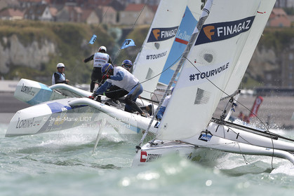 Tour Voile 2018, acte de Dieppe, le 10 juillet 2018..Photo : Jean-Marie LIOT   ASO