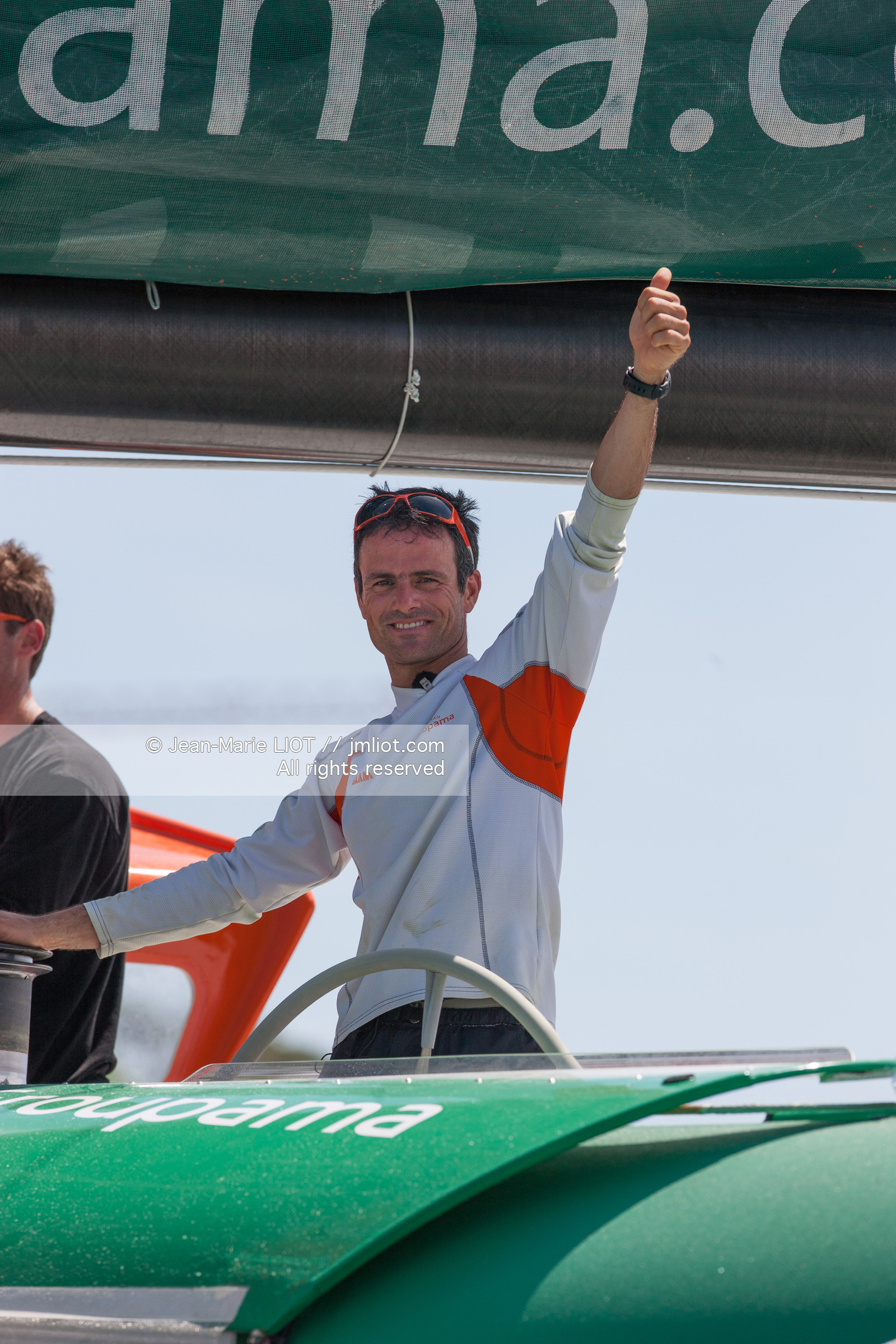 ROUTE DU RHUM 2010 - FRANCK CAMMAS - ARRIVEE