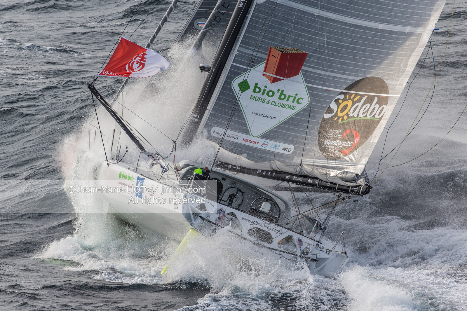 VENDEE GLOBE 2016-2017 - JEAN LE CAM - FINISTERE MER VENT