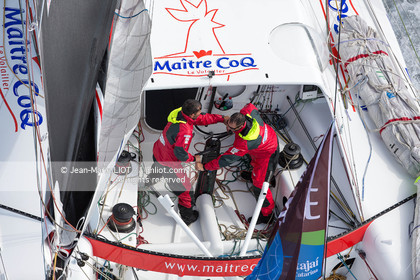 IMOCA MAITRE COQ - JEREMIE BEYOU.