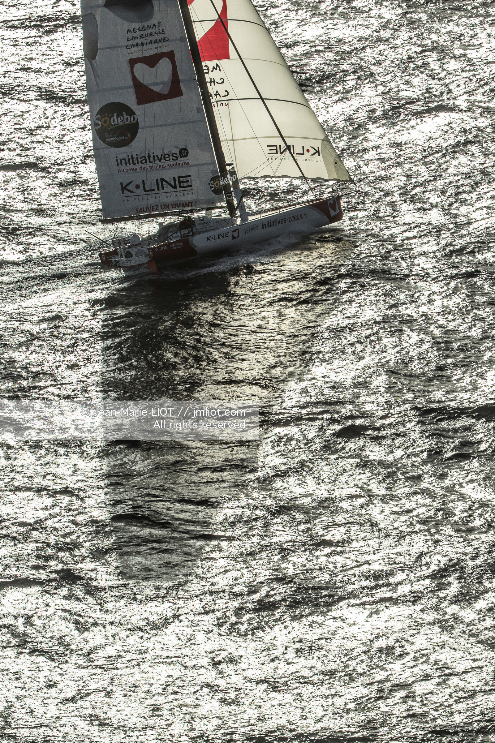 VENDEE GLOBE 2016-2017 - TANGUY DE LAMOTTE - INITIATIVES COEUR