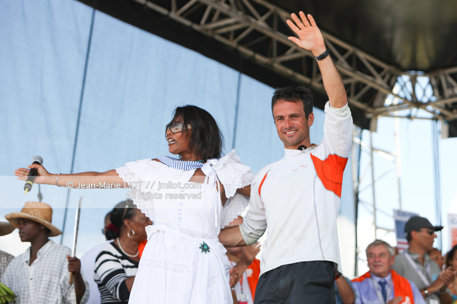 ROUTE DU RHUM 2010 - FRANCK CAMMAS - ARRIVEE