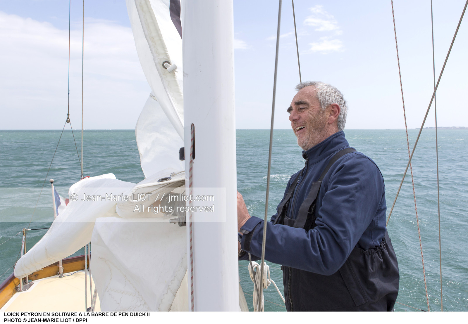 LOICK PEYRON A BORD DE PEN DUICK II