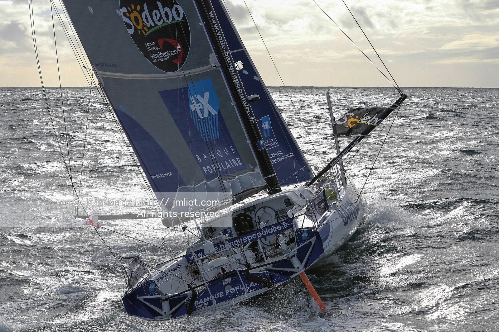 VENDEE GLOBE 2012-2013 - DEPART- JEAN-MARIE LIOT DPPI