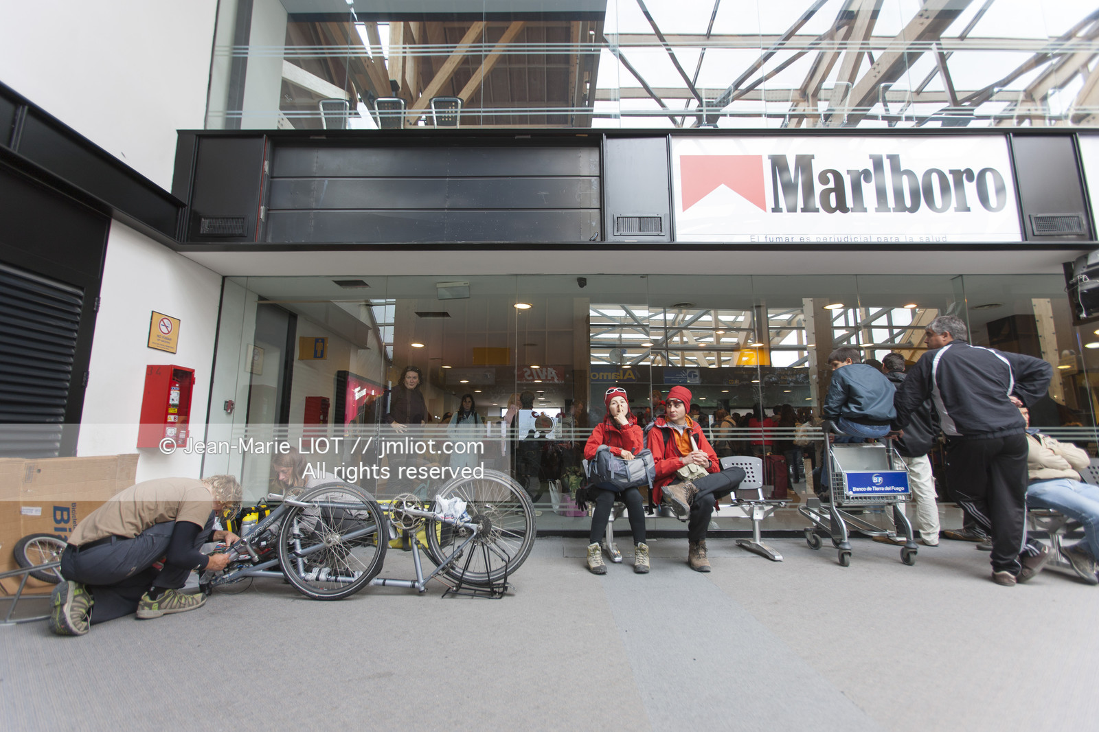 Ushuaia, Terre de Feu est la ville la plus australe du globe.Située à la pointe de l'Argentine cette province est la porte de l'antartique.photo © Jean-Marie Liot.