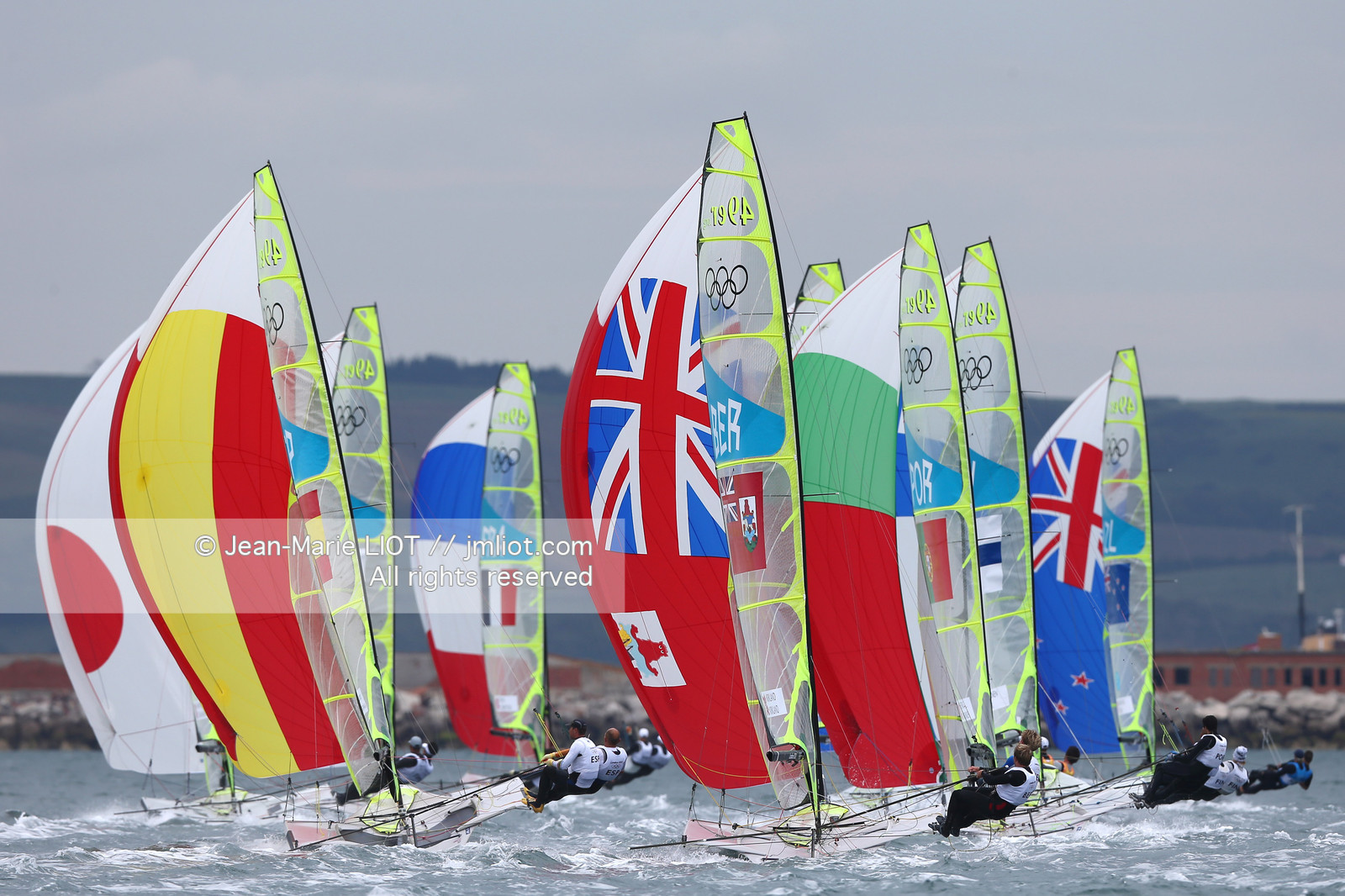 LONDON 2012 - SAILING - 49ER MEN.